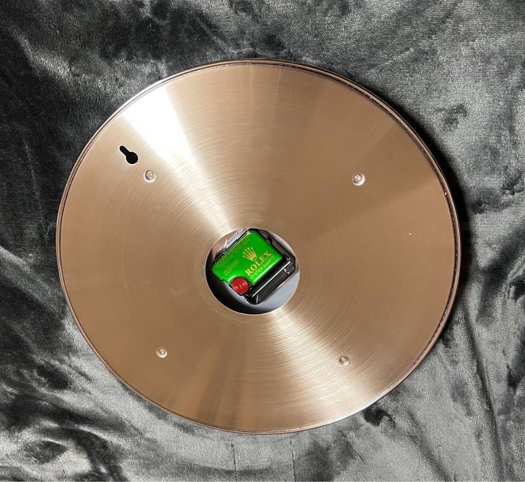 リプロダクト品　新品未使用 希少品 rolex掛け時計 青サブシルバー