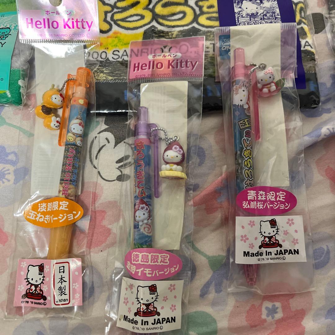 キティちゃんボールペンタオルご当地セット