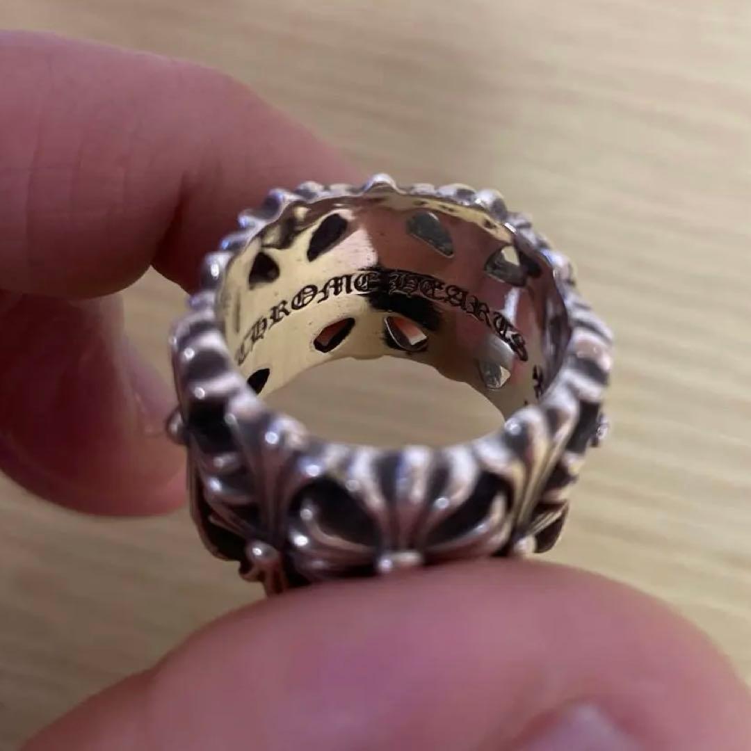 【年越大特価】CHROME HEARTSセメタリークロス リング 23号