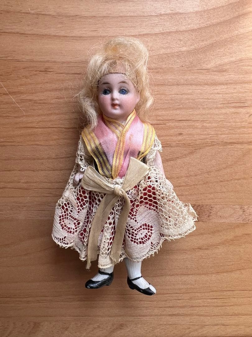アンティーク】ドイツ製ビスクドール オールオリジナル12cm - メルカリ