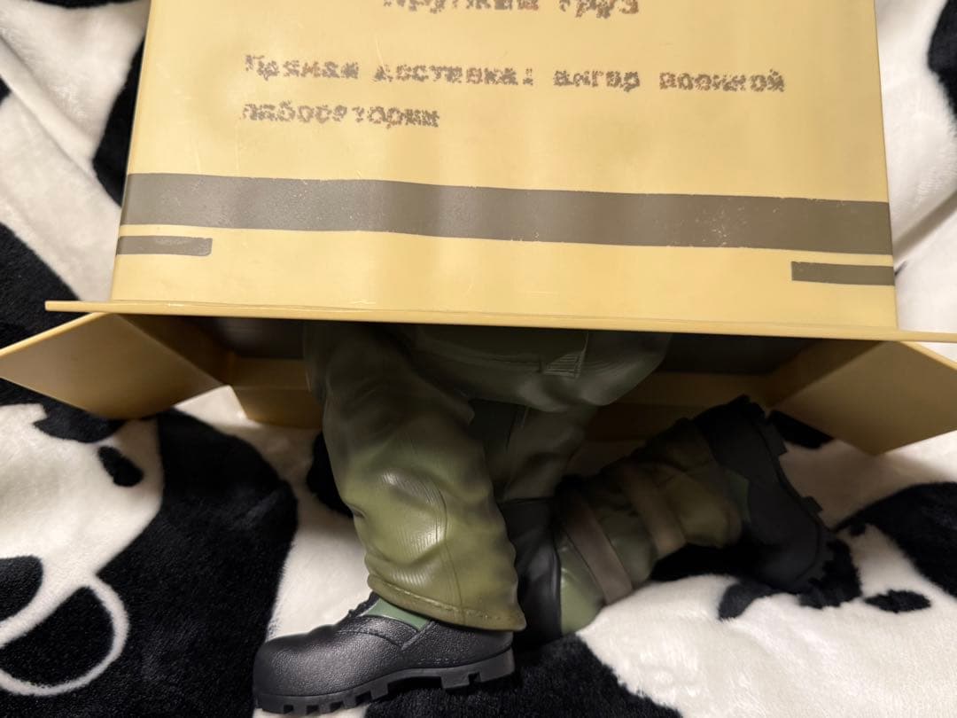 一番くじ　メタルギアソリッド A賞　ダンボール潜入ティッシュケース