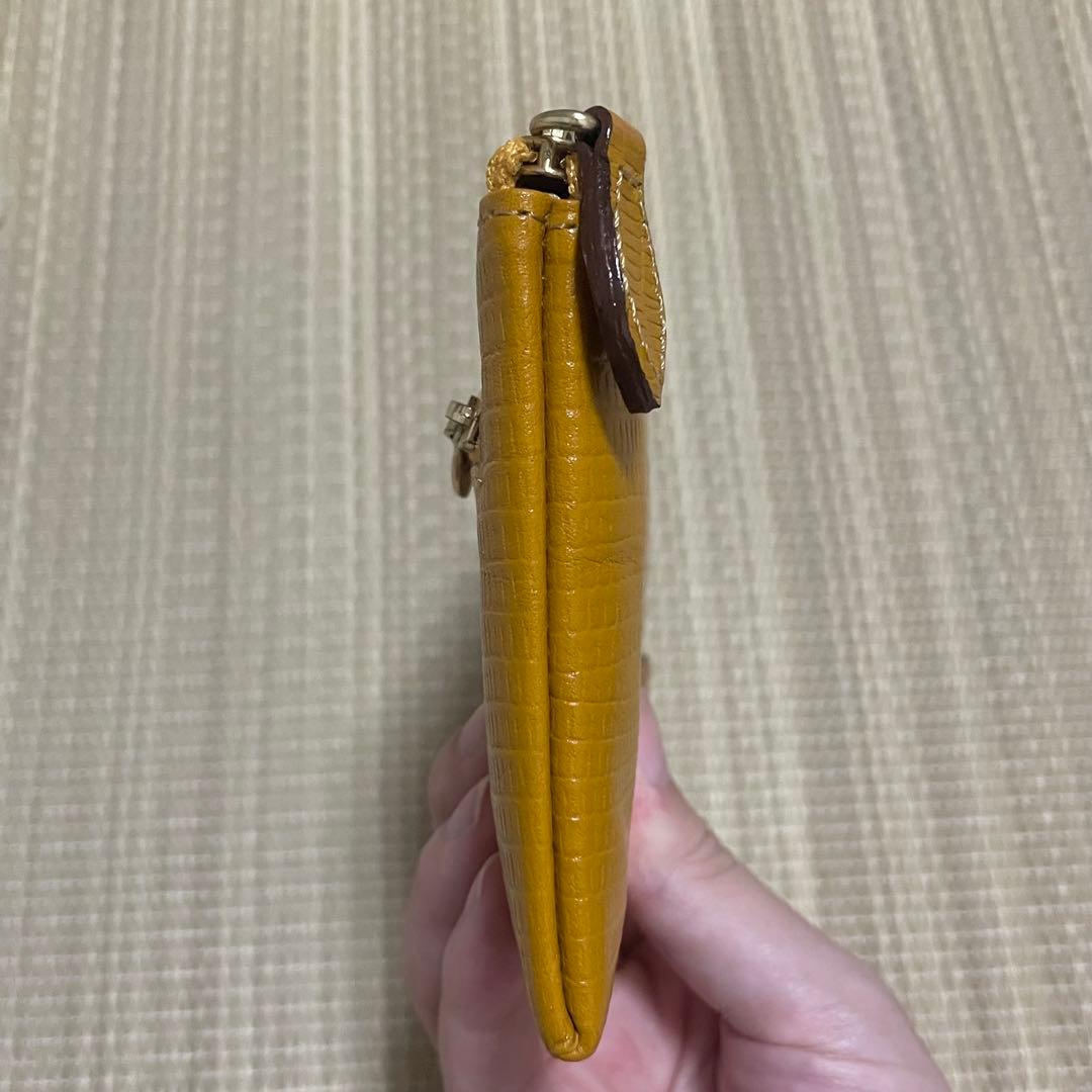 Dakota ダコタ ミニ財布 カードケース マスタード