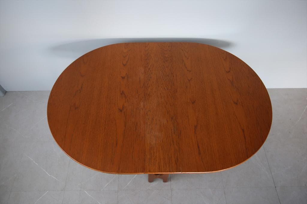 英国アンティーク木製ゲートレッグテーブル/ダイニング机/バタフライ(92-221