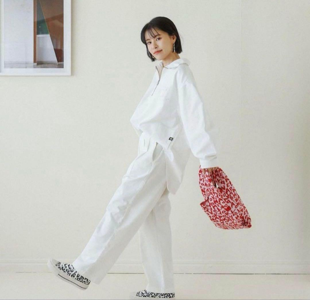 Nissy Naptime デニムプルオーバージャケット ホワイト