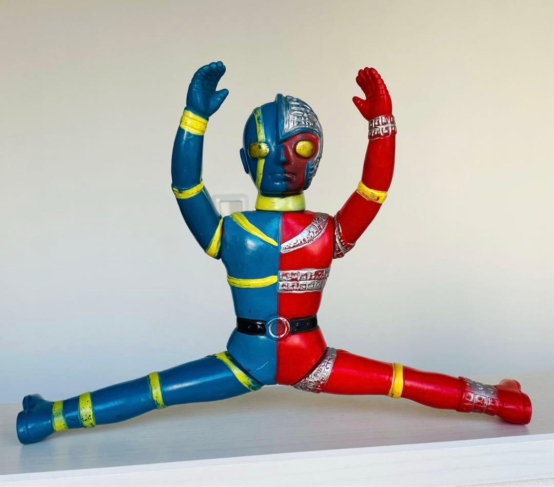 【当時物】キカイダー パチ 無版権 ソフビ スタンダードサイズ 28cm