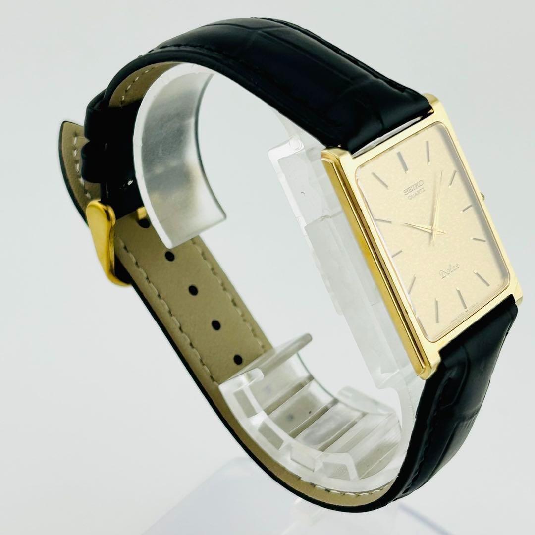【希少/電池交換済】SEIKO DOLCE 腕時計　新品ベルト　クォーツ