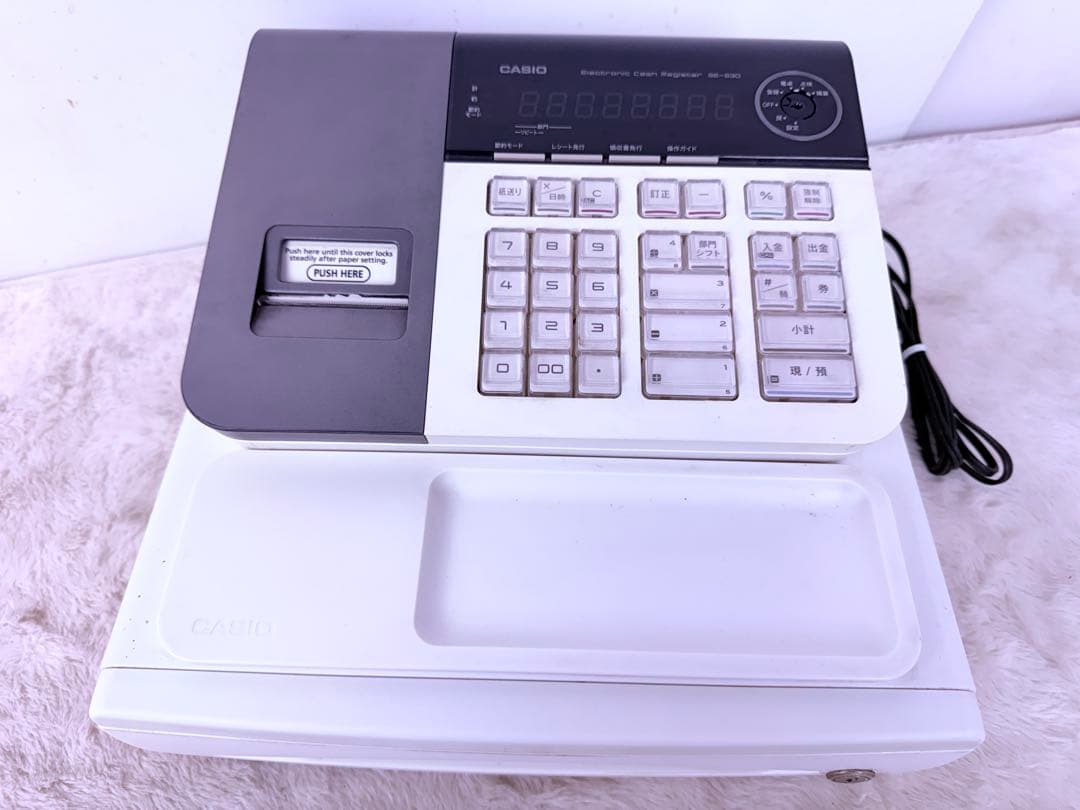 CASIO レジスター SE-S30 動作確認済 鍵2本 説明書付 - メルカリ