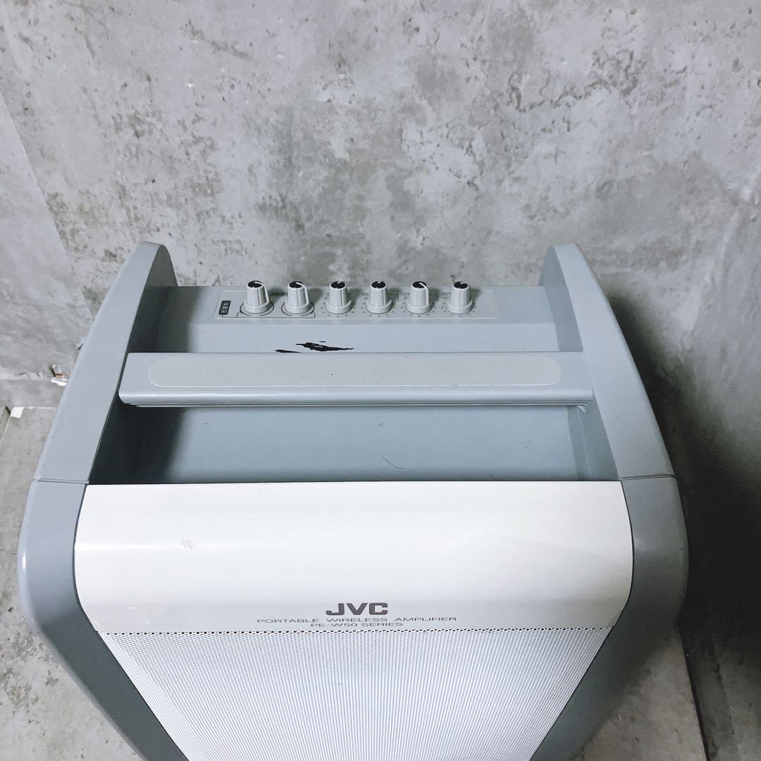 【希少】 JVC Victor ポータブルワイヤレスアンプ PE-W50