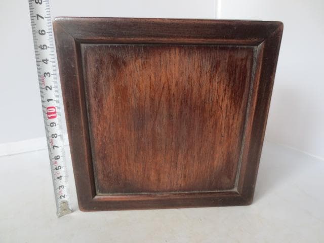 R7/07/2-3　唐木　四方高卓　香炉台　高卓　花台