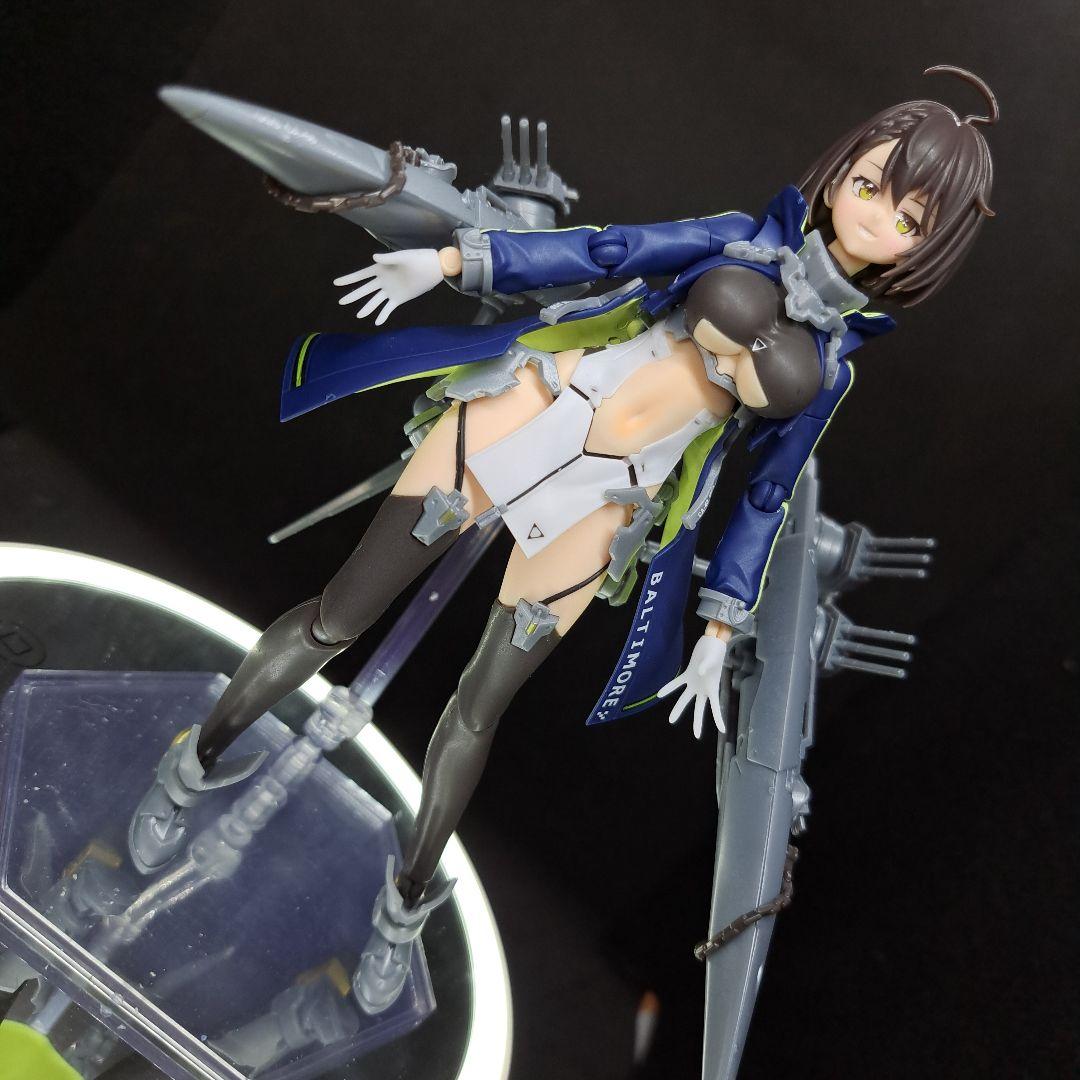 完成品　PLAMATEA ボルチモア プラモデル　アズールレーン