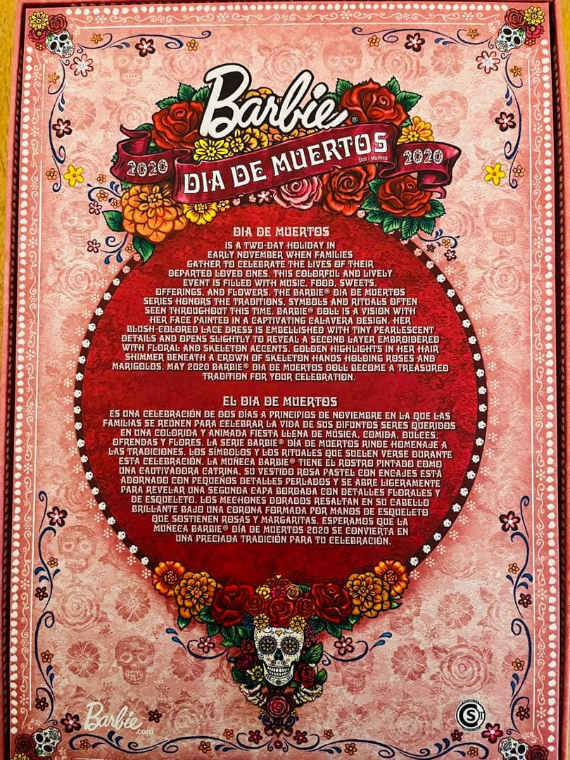 死者の日バービー 2020年 Barbie Día De Muerto