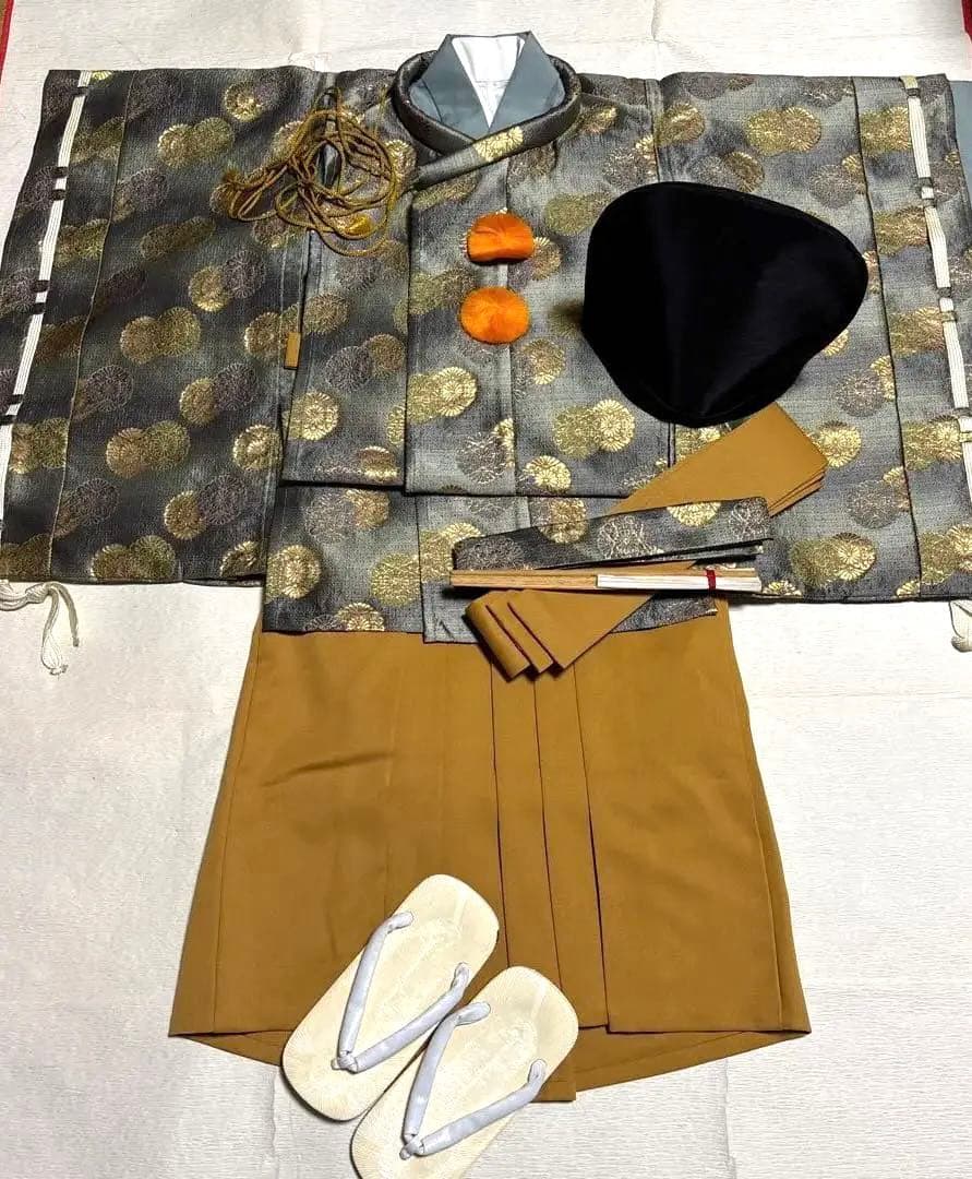 七五三　男の子　5歳　着物　着物セット　平安時代衣装　水干　美品