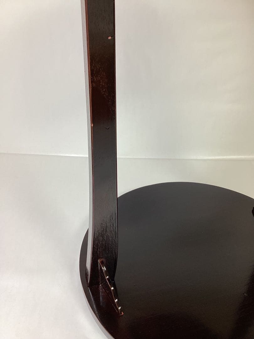 丸卓 溜塗 啄斎好 紙箱入 洗浄済 茶道具 古物品