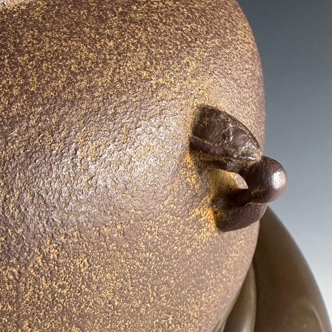 茶道具 唐銅 切掛 鬼面風炉 平丸釜添 加藤恵造 共箱 未使用