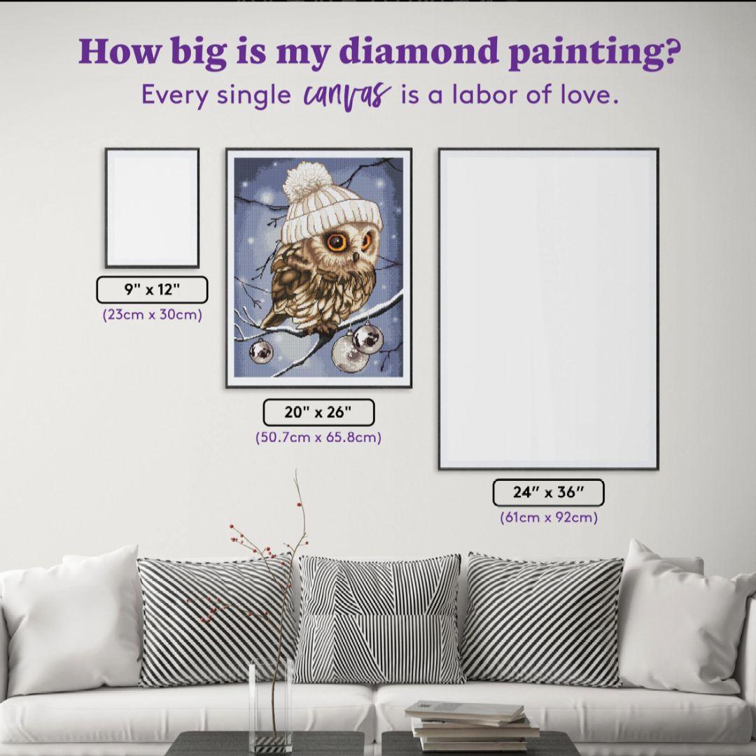 Diamondartclub クリスマスフクロウ Christmasowl