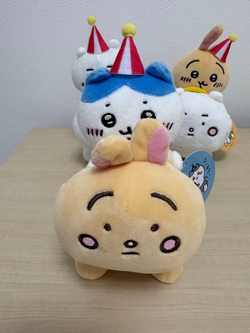 ちいかわ　ちいかわらんど　ぴーぽぽぬいぐるみ　3体セット