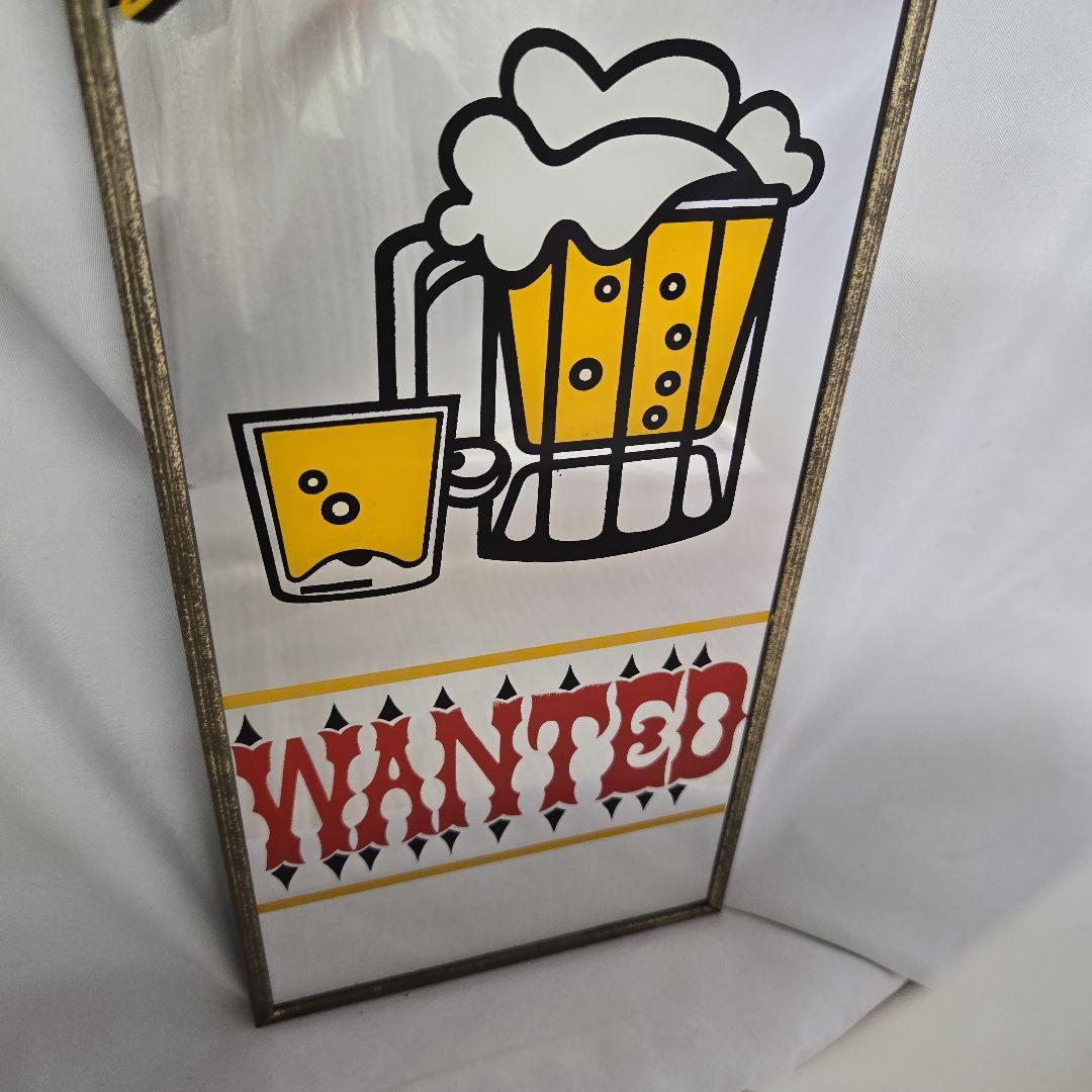HONEST BARTENDER WANTED パブミラー レトロ