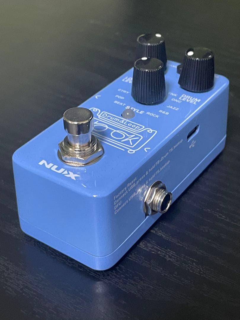 ルーパー　NUX NDL-3 HOOK ドラムループエフェクター