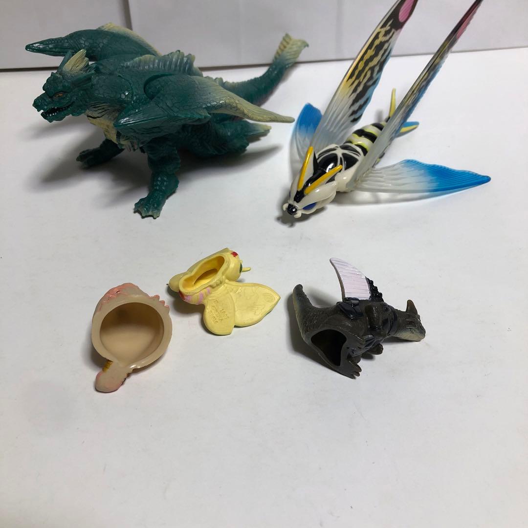 モスラ2 海底の大決戦セット アクアモスラ　ダガーラ　絶版ソフビ　ゴジラ　東宝