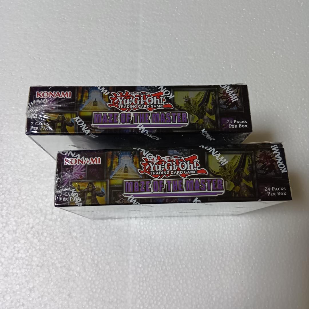 シュリンク付き 遊戯王 英語版 メイズ・オブ・ザ・マスター 2BOX 新品