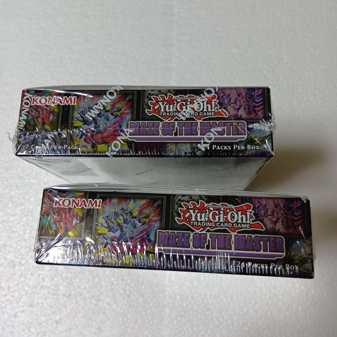 シュリンク付き 遊戯王 英語版 メイズ・オブ・ザ・マスター 2BOX 新品