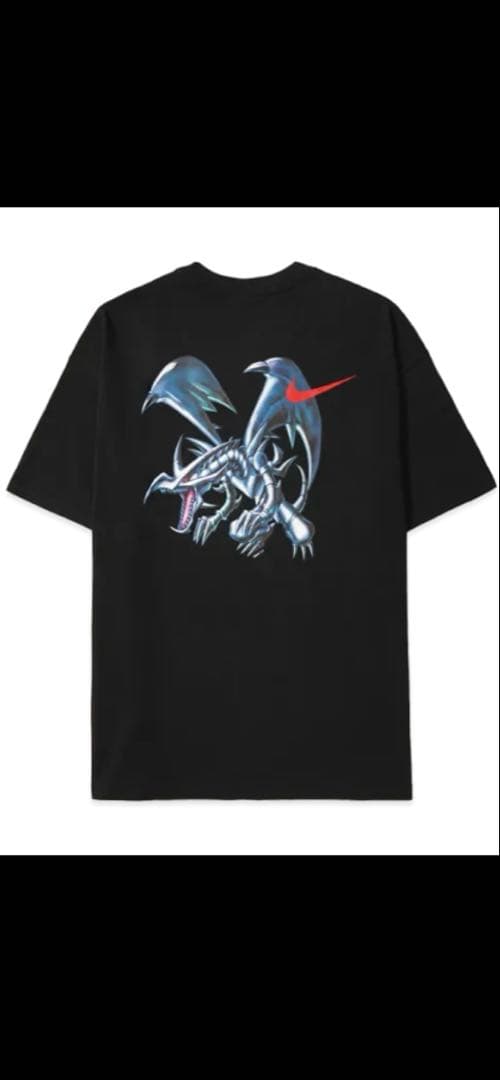 Nike 遊戯王　ドラゴンデザイン Tシャツ　XL Official Merch Yu-Gi-Oh x Nike Solo Swoosh Tee QS Black Blue-Eyes
