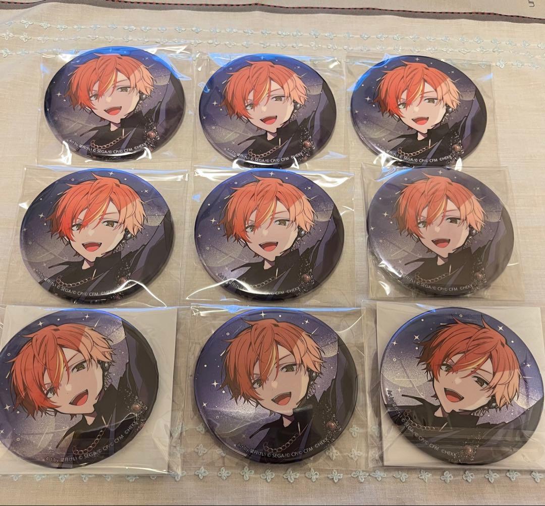 プロセカ あんスタ コラボ 東雲彰人 コネライ メタリック缶バッジ