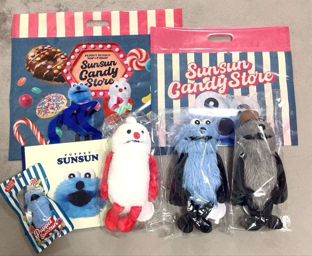 パペットスンスン ポップアップ ぬいぐるみ ノンノン ゾンゾン - メルカリ