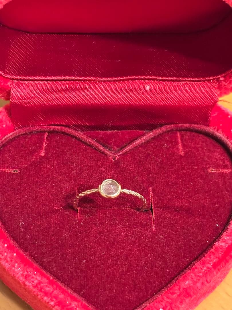 THEKISS K10 イエローゴールド レモンクォーツ リング 10号