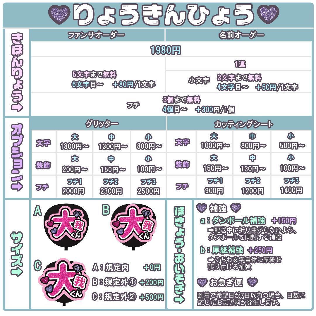 ＊ うちわ文字　オーダーページ　୨୧　うちわ屋さん