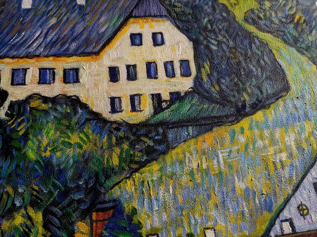 油絵素晴らしいクリムトの風景画美術アカデミー学生による完璧模写の