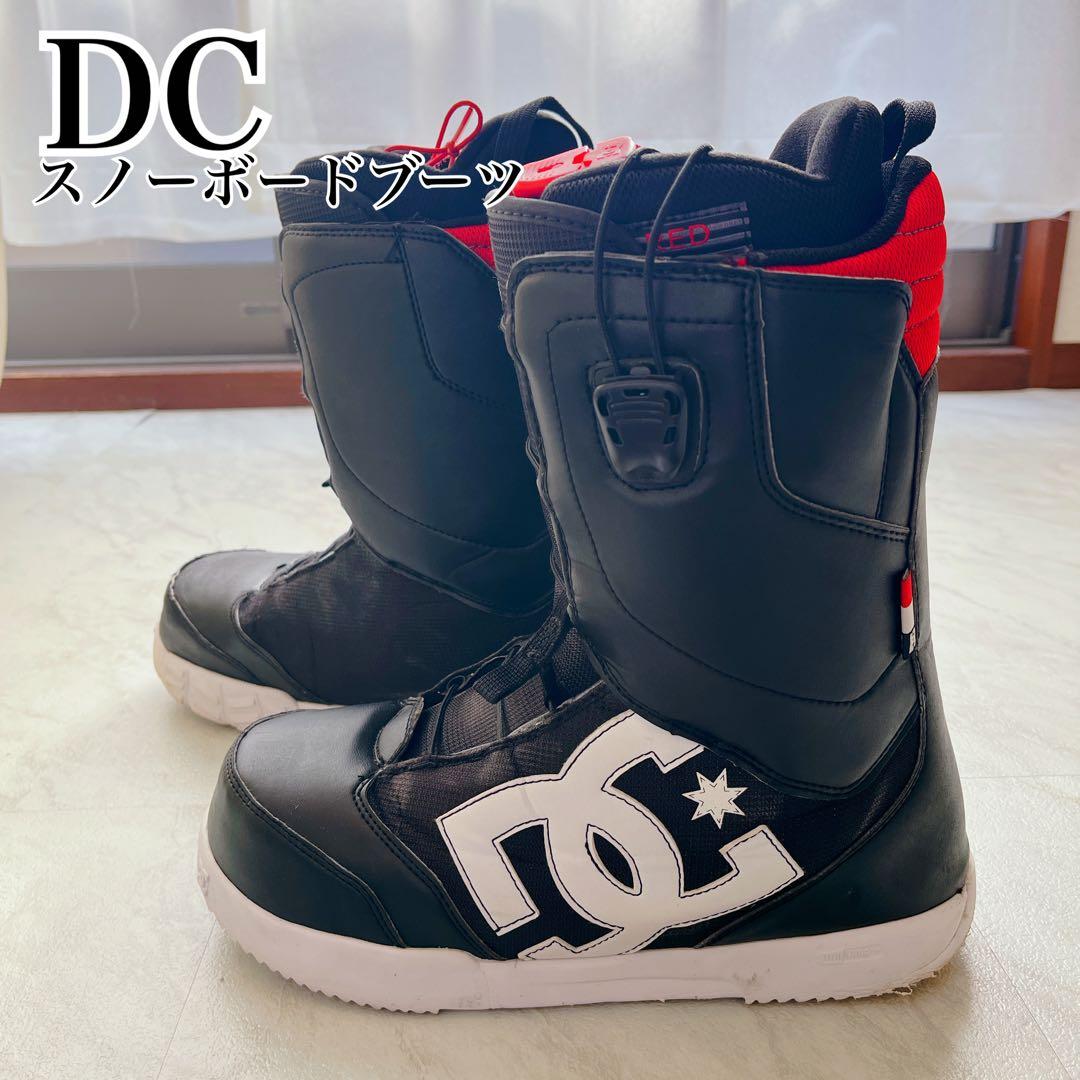 DC スノーボードブーツ ブラック DCロゴ メンズ スノボ用品 ロゴ 28cm