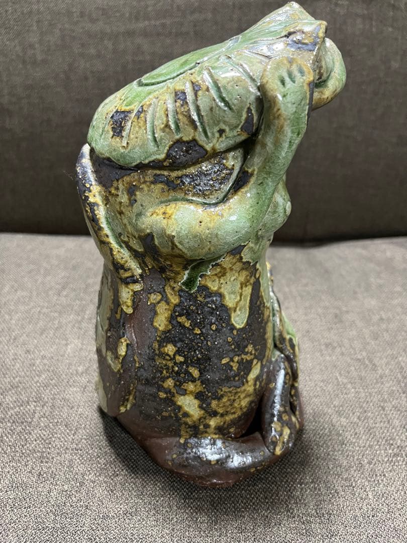 信楽焼】カッパ夫婦 縁起物 陶器