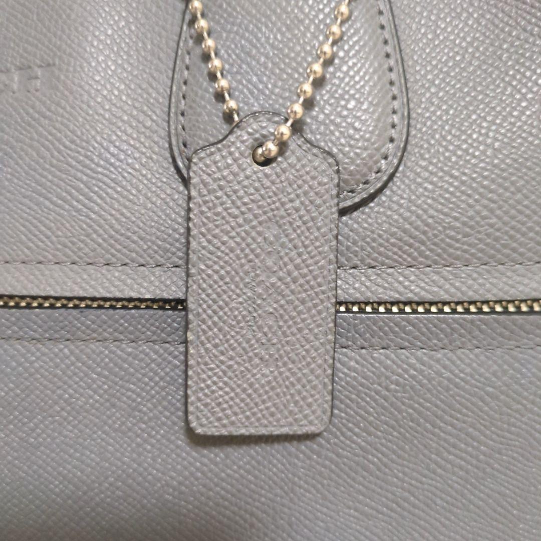 美品✨️ コーチ ビジネス バッグ レザー A4可 グレー