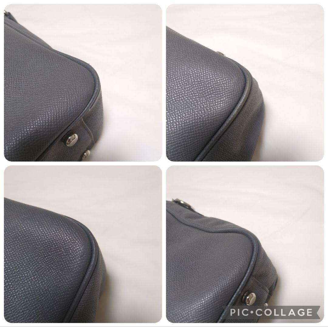 美品✨️ コーチ ビジネス バッグ レザー A4可 グレー