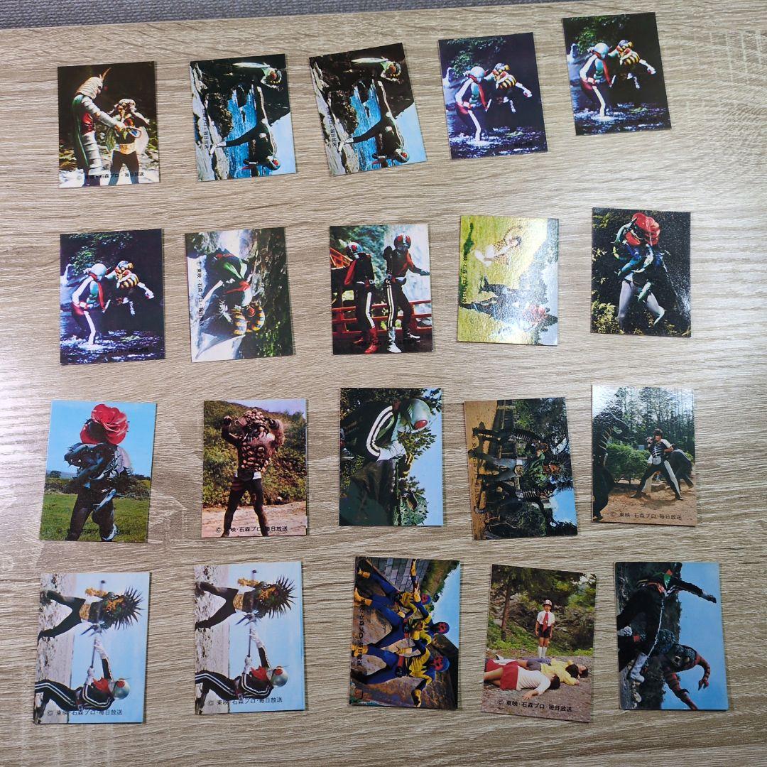 レトロ カルビー 仮面ライダー アルバム カード80枚 まとめ売り