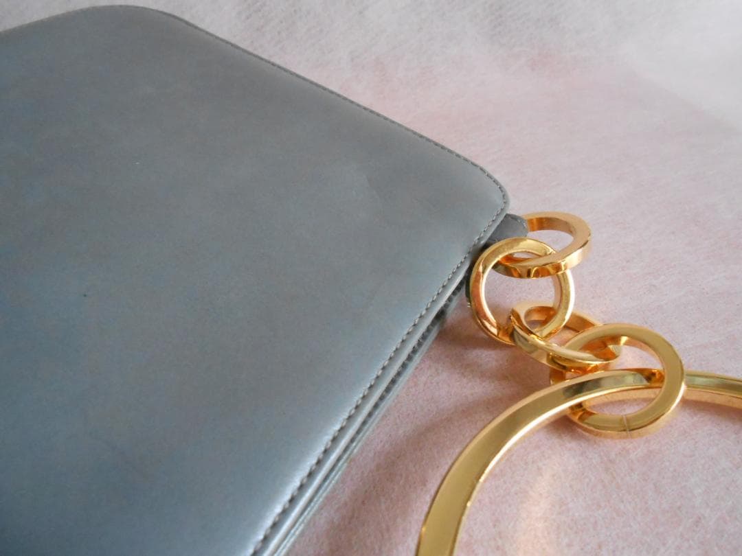 レア品 サルヴァトーレ フェラガモ ハンドバッグ パーティーバッグ レザー GY