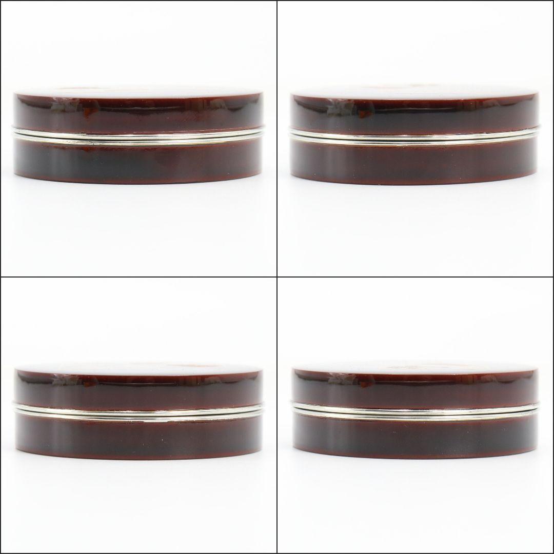 蒔絵師 池端治峰作 色紙蒔絵 香合 輪島塗 茶道具 共箱　rC798　N4