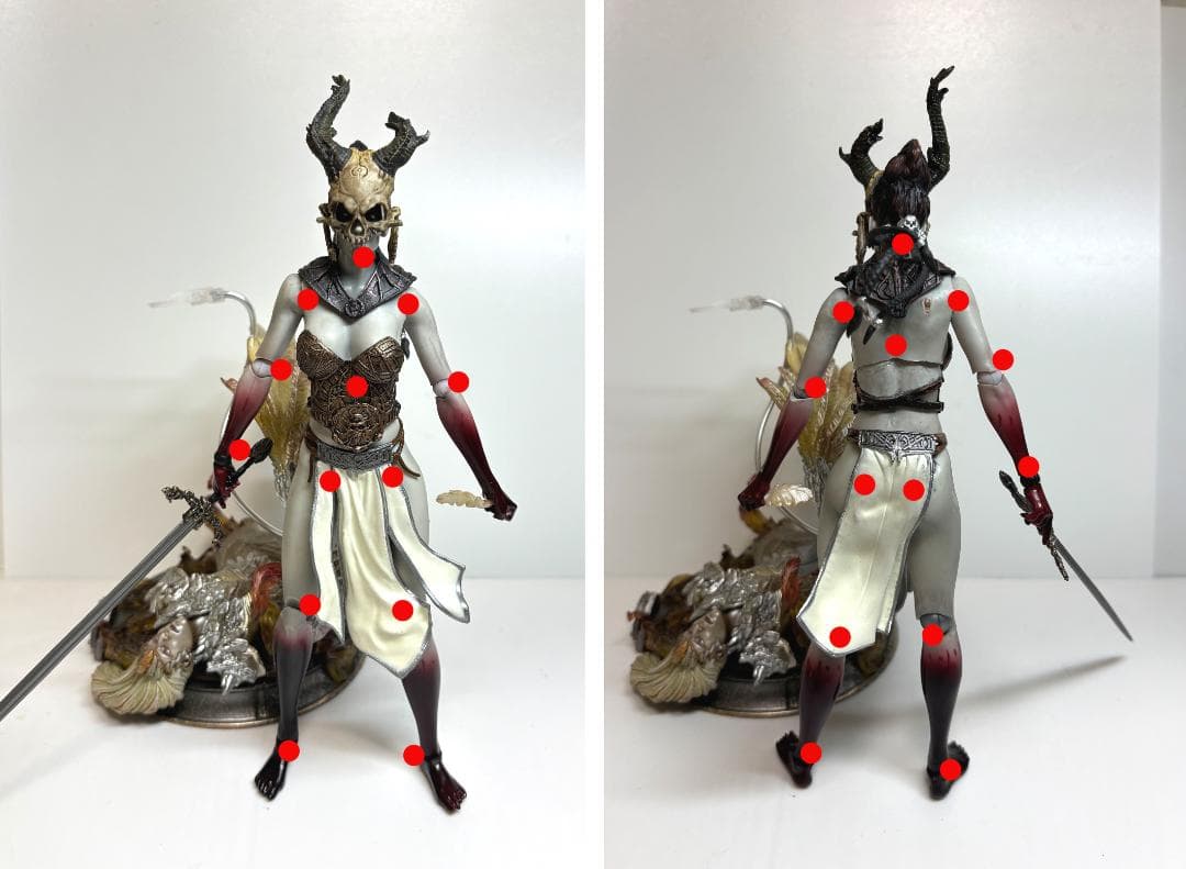 可動改造) Sideshow 『コート・オブ・ザ・デッド』キアー