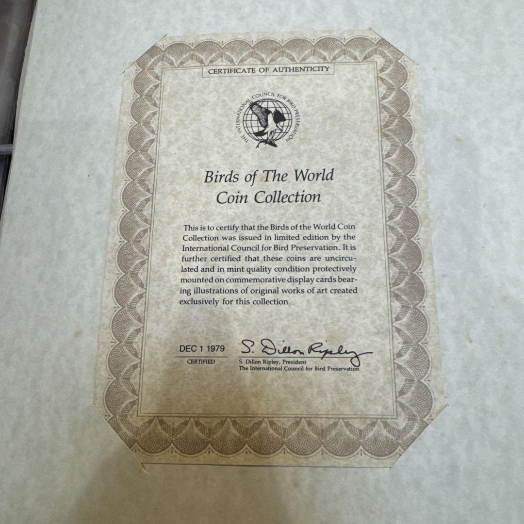 早い者勝ち！　フランクリンミント世界の鳥コレクション　希少　未使用