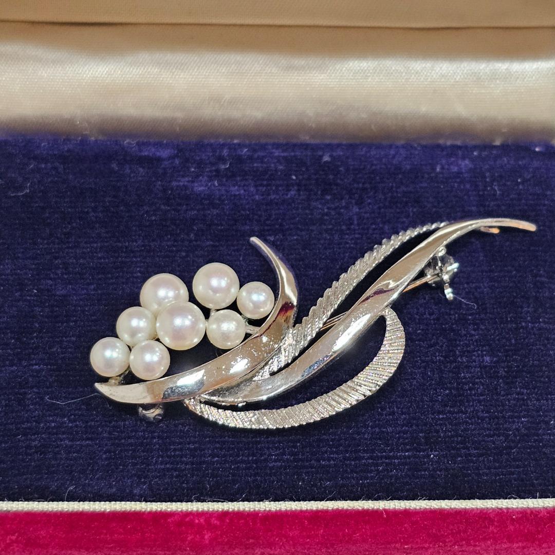 1735 ミキモトパールブローチSV925スターリングシルバー 1735 ミキモトパールブローチSV925スターリングシルバー 1735 ミキモト