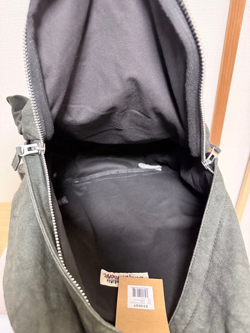 猫*様 新品未使用StussyCANVAS BACKPACK WASHED Bl