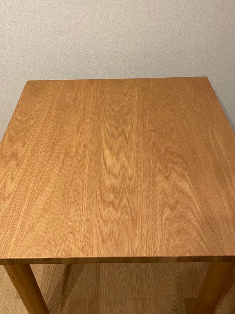 無印良品　木製テーブル 80×80cm オーク