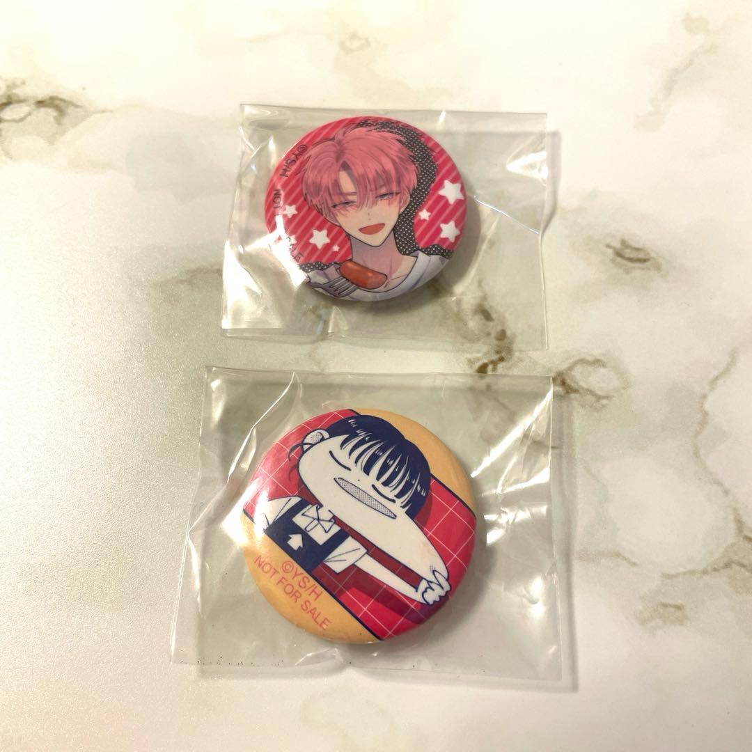 多聞くん今どっち！？ 漫福ガチャ 購入特典 ミニ缶バッジ セット