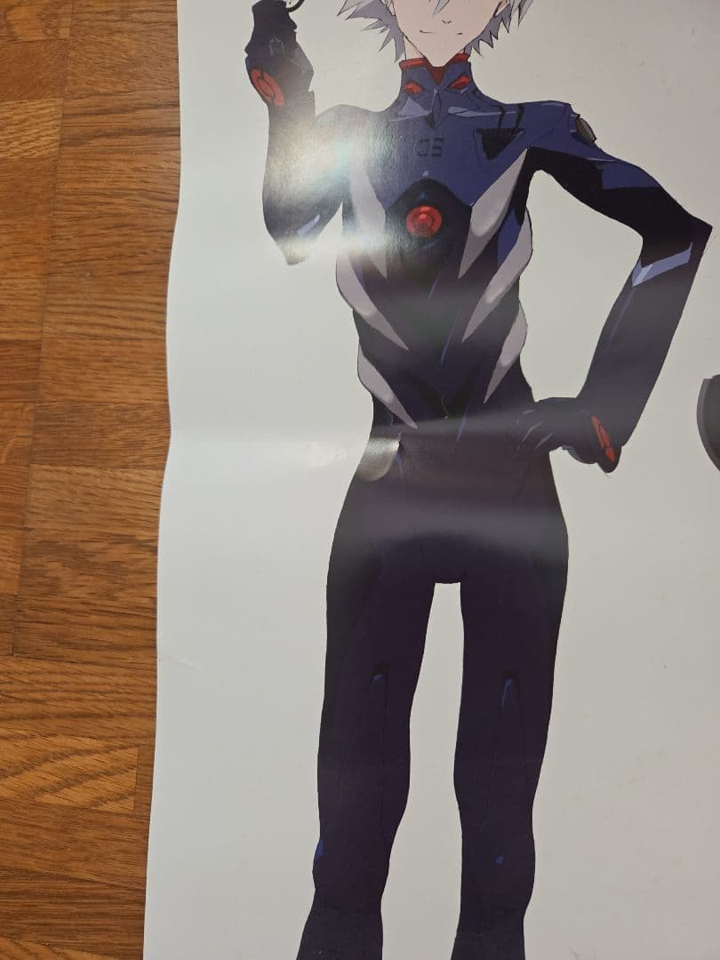 難あり】懸賞品 サンテ エヴァ ポスター 渚カヲル 販促用POP