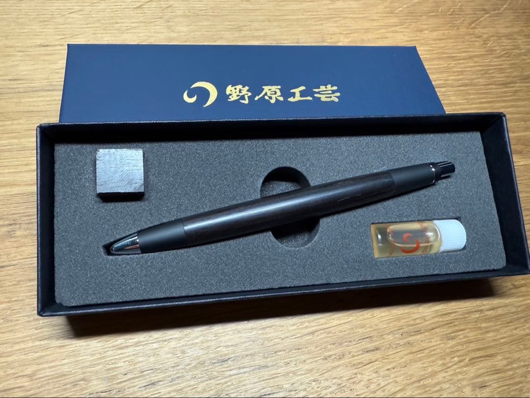 野原工芸 グラナディラ 新型シャーペン シルバー金具 新品・未使用