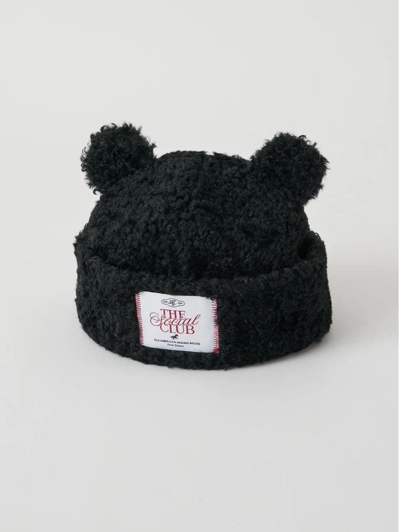 新品未開封 ダーリッチ テディベアハット ブラック フリー - メルカリ