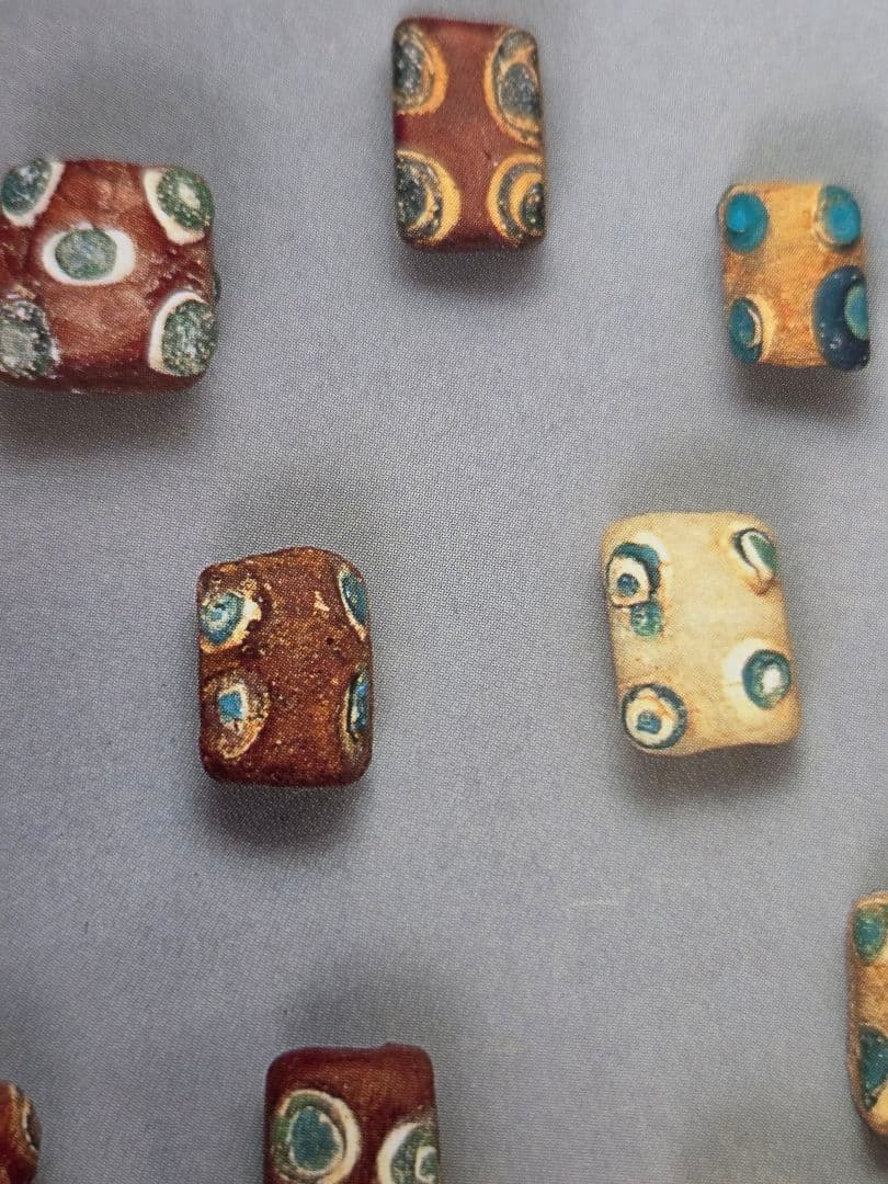 796とんぼ玉 蜻蛉玉 貼眼扁方玉 骨董 貴重 珍品 ！