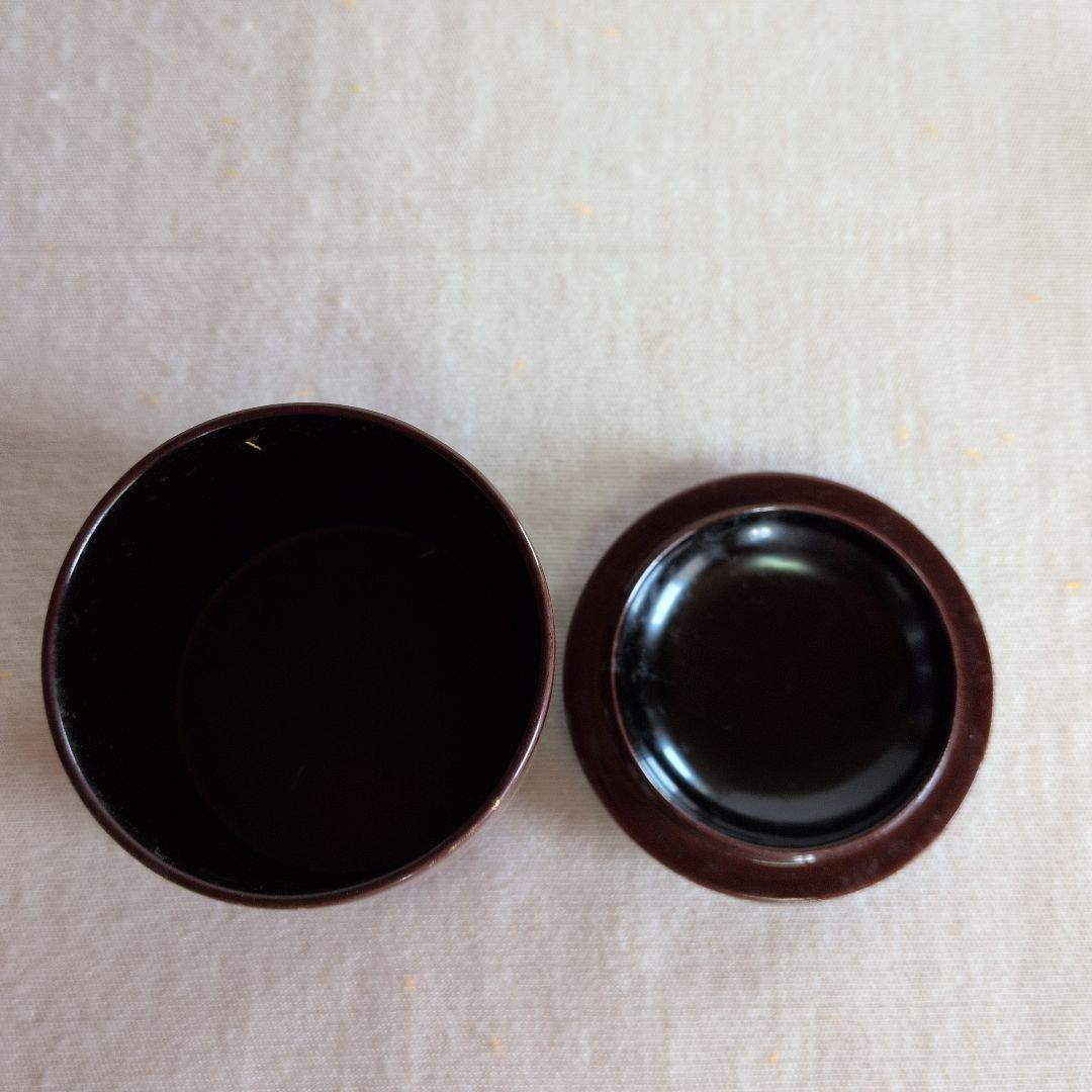 茶道具　中村湖彩　四季棗　共箱付き