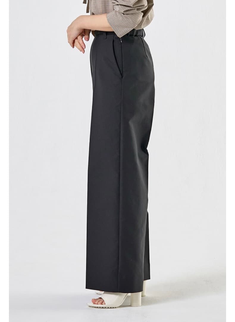 yori 2024AW ギャババギーワイドパンツ ネイビー 34